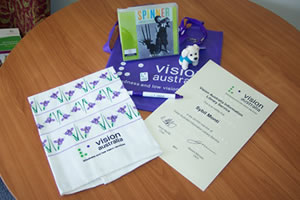 certificate Certificate and gifts from the Library